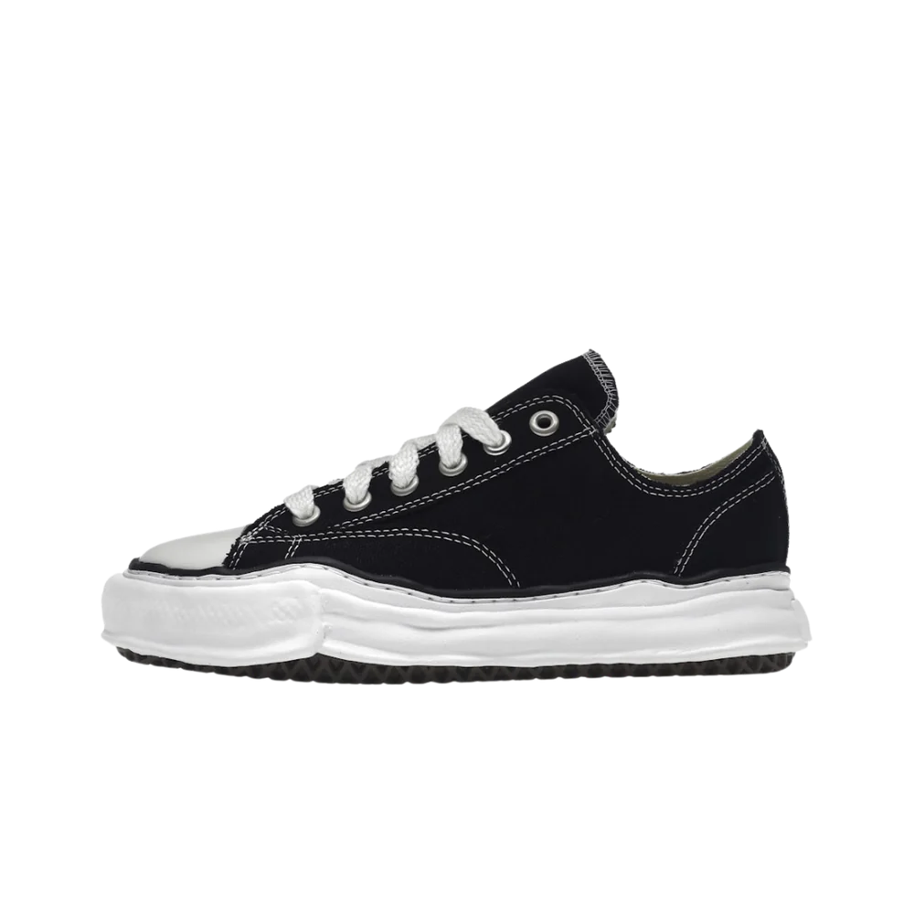 MAISON MIHARA YASUHIRO HANK OG SOLE CANVAS LOW BLACK