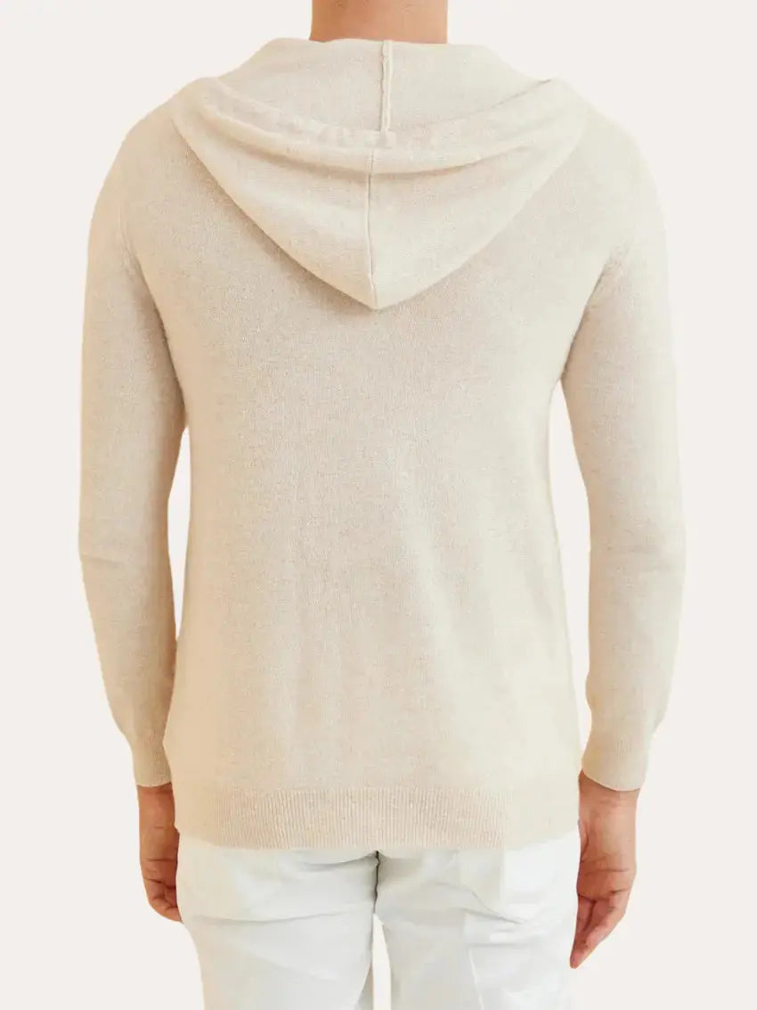 Essential Cashmere Hoodie - Crème Beige