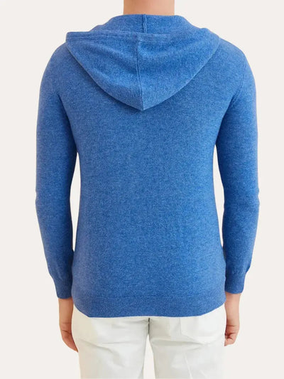 Sweat à capuche Essential en cachemire - Bleu clair