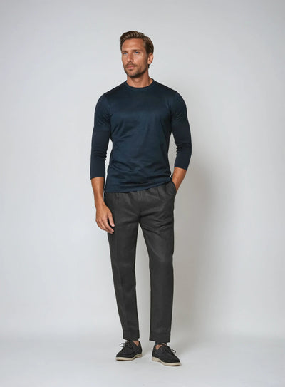 Sea Side Linnen Broek - Zwart