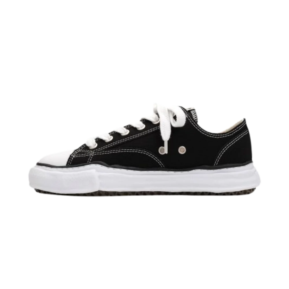 MAISON MIHARA YASUHIRO PETERSON OG SOLE CANVAS LOW BLACK