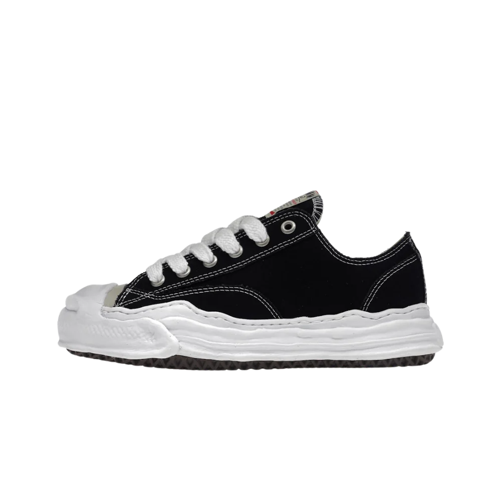 MAISON MIHARA YASUHIRO HANK OG SOLE CANVAS LOW BLACK