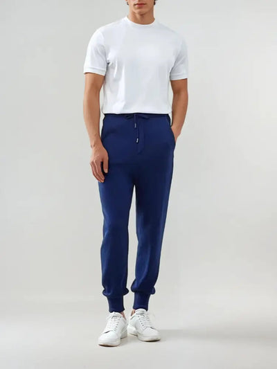 Refined Cashmere Trousers – Blauw