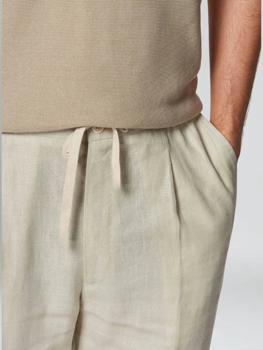 Sea Side Linnen Broek - Beige
