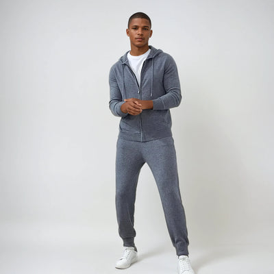 Refined Cashmere Trousers – Donkergrijs