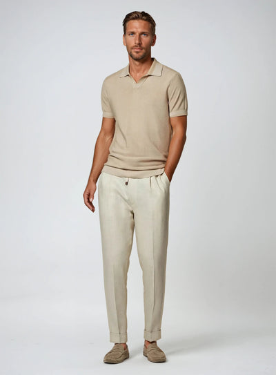 Sea Side Linnen Broek - Beige