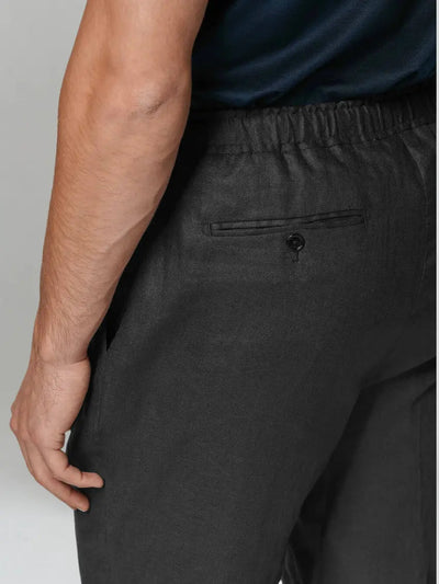 Sea Side Linnen Broek - Zwart