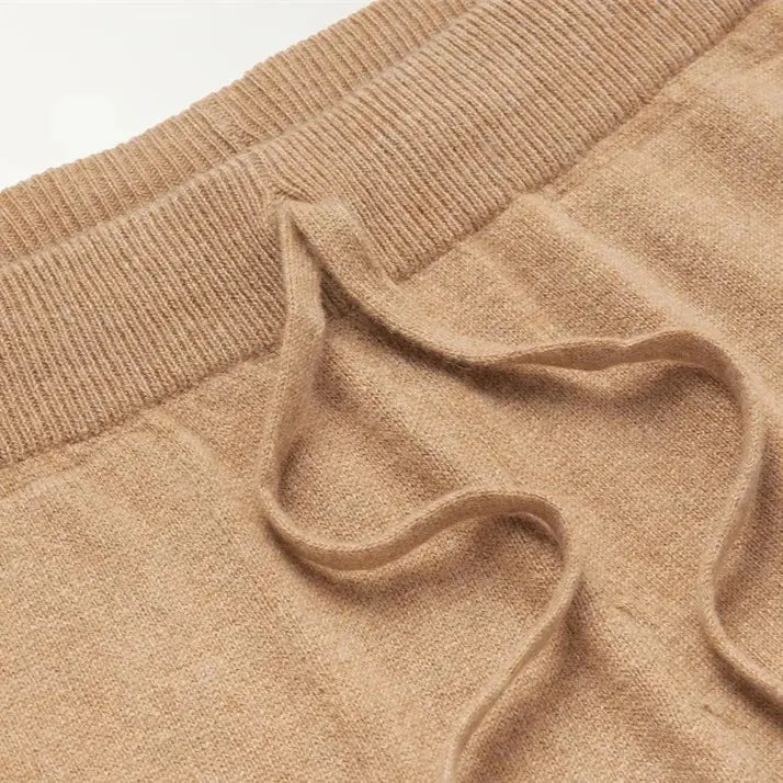 Handcrafted Cashmere Trousers – Sable Khaki