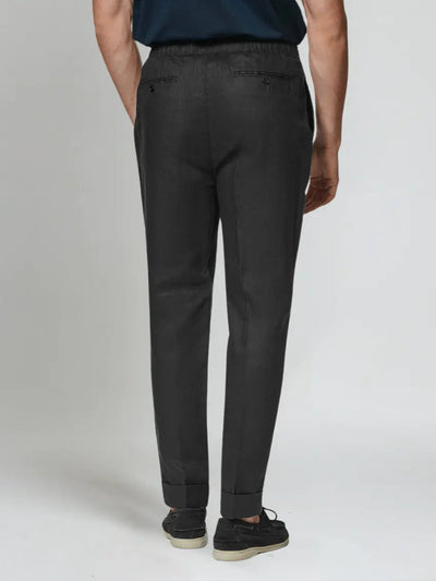 Sea Side Linnen Broek - Zwart