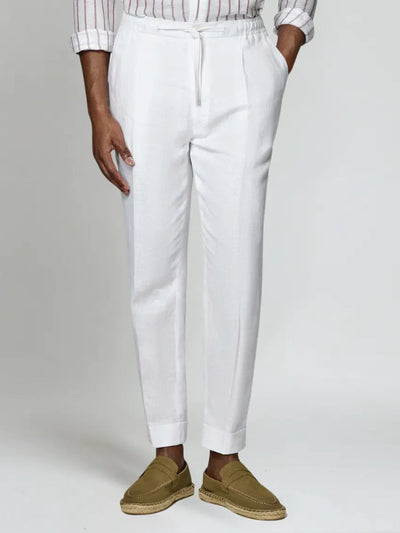 Sea Side Linnen Broek - Wit