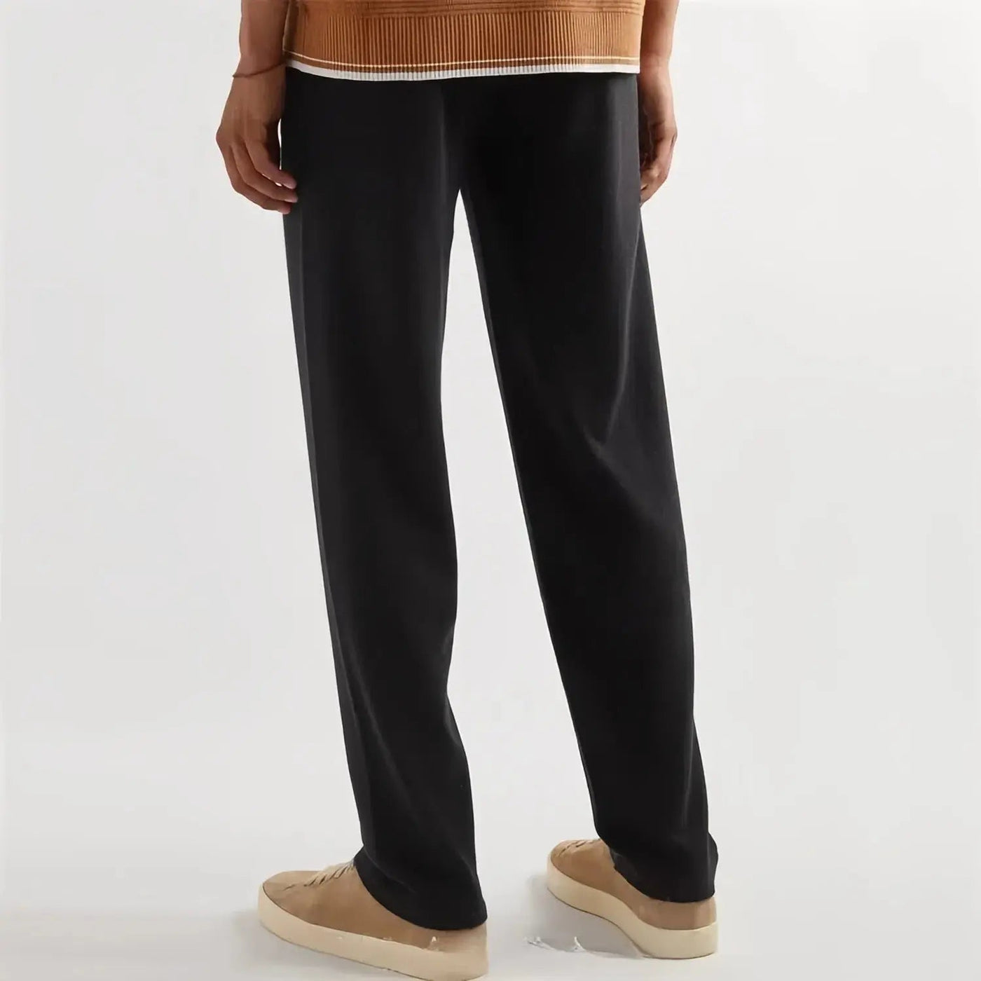 Pantalon en cachemire artisanal – Bleu marine