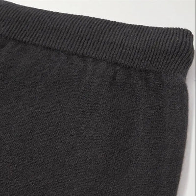 Pantalon en cachemire artisanal – Bleu marine