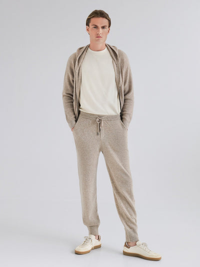 Refined Cashmere Trousers – Beige